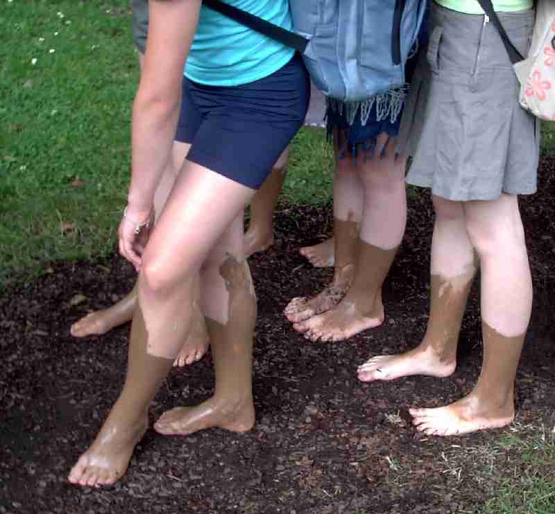 Von wegen Bafuss, alle hatten Struempfe an