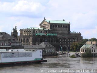 Hochwasser Semperoper