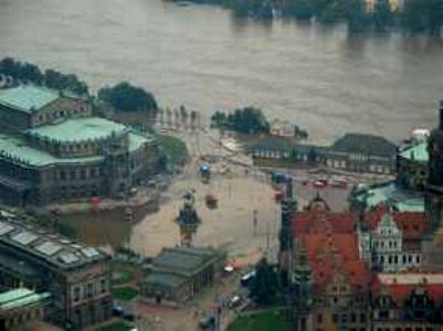 Hochwasser Semperoper